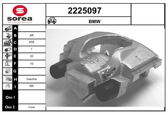 Etrier frana 2225097 EAI