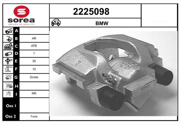Etrier frana 2225098 EAI
