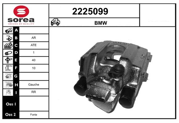 Etrier frana 2225099 EAI