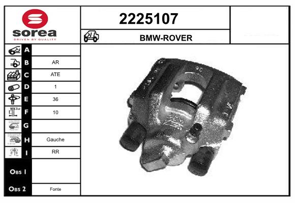 Etrier frana 2225107 EAI