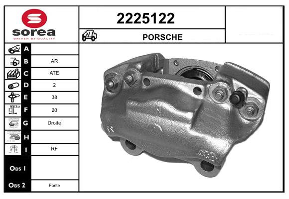 Etrier frana 2225122 EAI