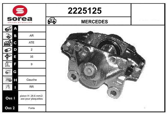 Etrier frana 2225125 EAI