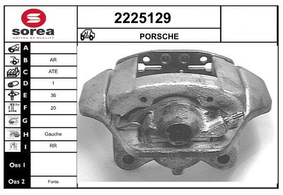 Etrier frana 2225129 EAI