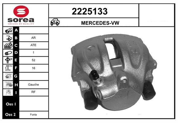 Etrier frana 2225133 EAI