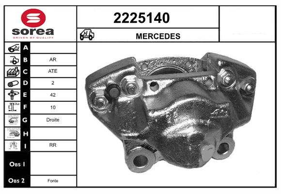Etrier frana 2225140 EAI