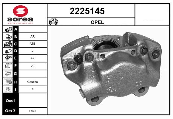 Etrier frana 2225145 EAI