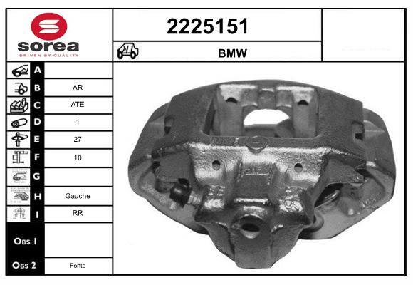 Etrier frana 2225151 EAI