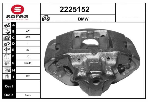 Etrier frana 2225152 EAI