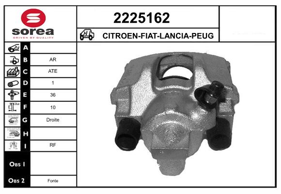 Etrier frana 2225162 EAI