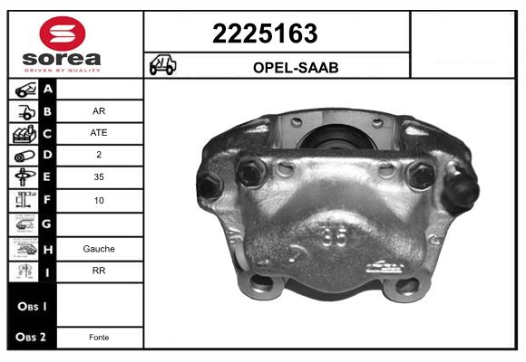 Etrier frana 2225163 EAI