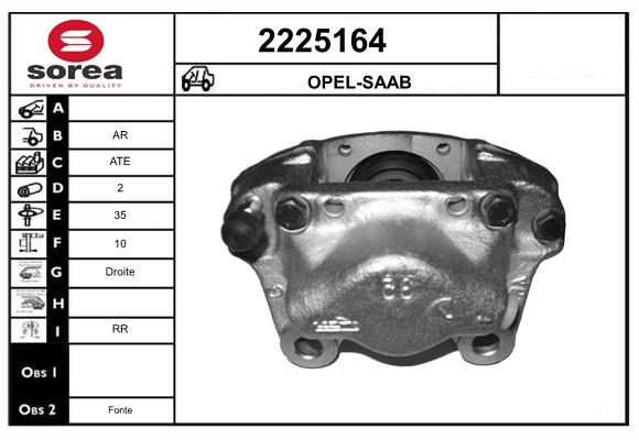 Etrier frana 2225164 EAI