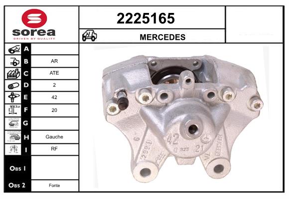 Etrier frana 2225165 EAI