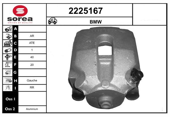 Etrier frana 2225167 EAI