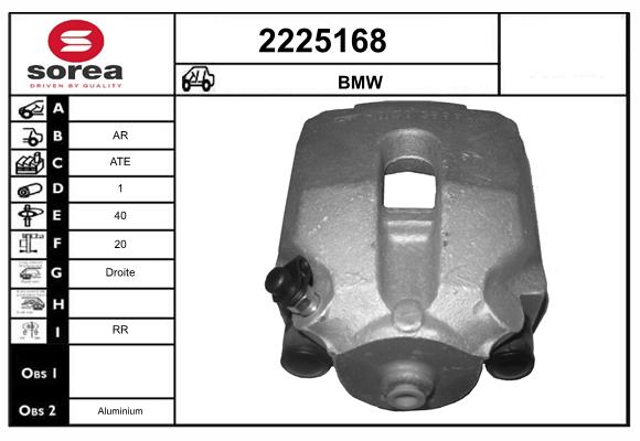 Etrier frana 2225168 EAI