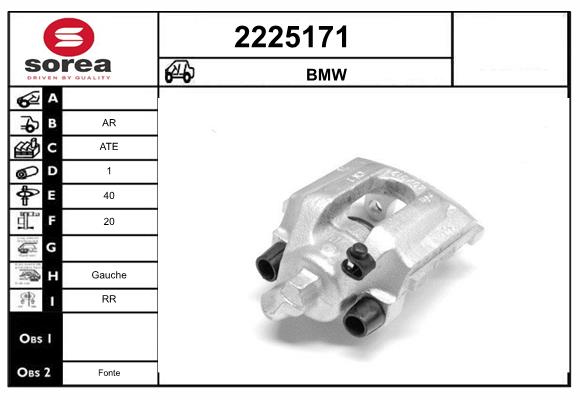 Etrier frana 2225171 EAI