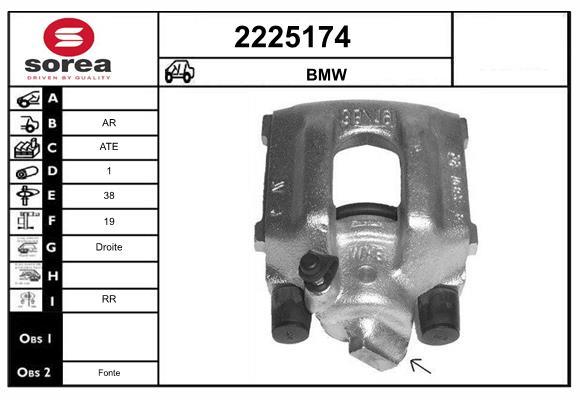 Etrier frana 2225174 EAI