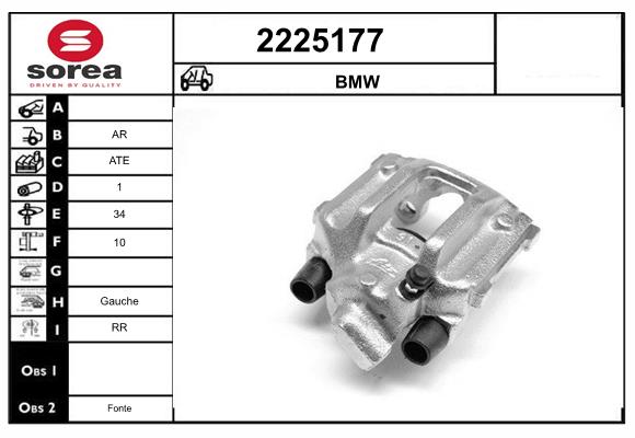 Etrier frana 2225177 EAI