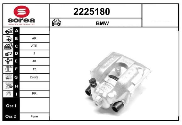 Etrier frana 2225180 EAI