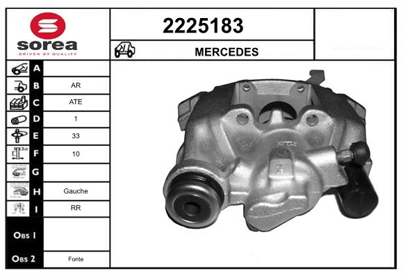 Etrier frana 2225183 EAI