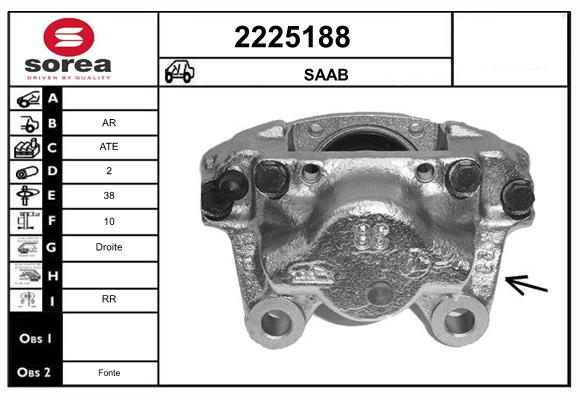 Etrier frana 2225188 EAI