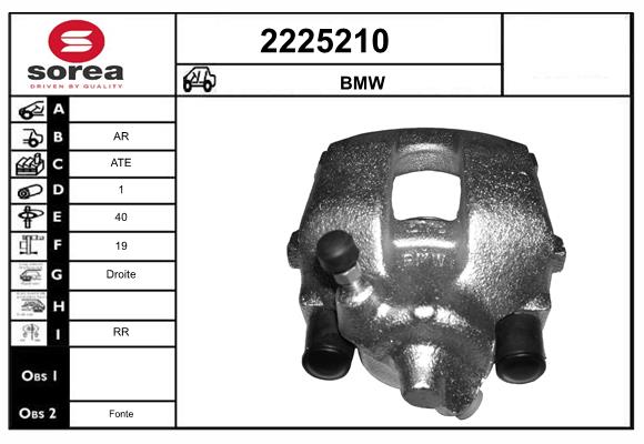 Etrier frana 2225210 EAI