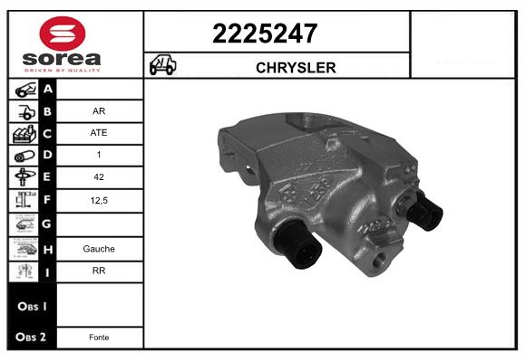 Etrier frana 2225247 EAI