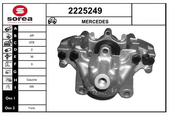Etrier frana 2225249 EAI