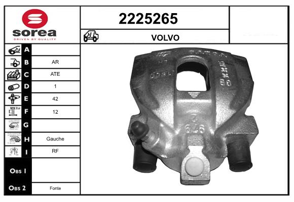 Etrier frana 2225265 EAI