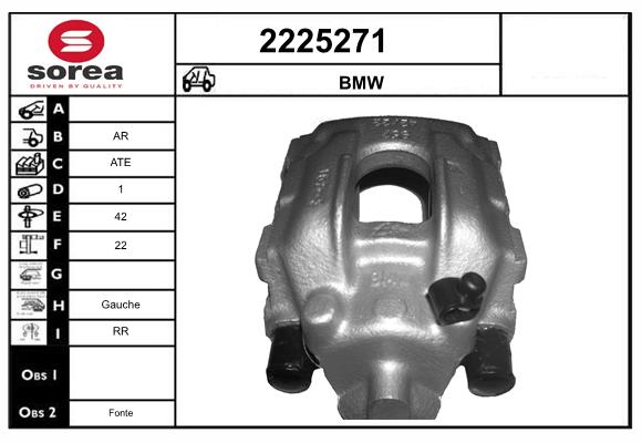 Etrier frana 2225271 EAI