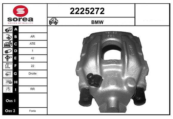 Etrier frana 2225272 EAI