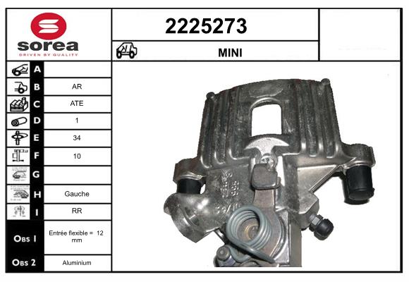 Etrier frana 2225273 EAI