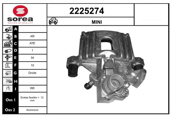Etrier frana 2225274 EAI