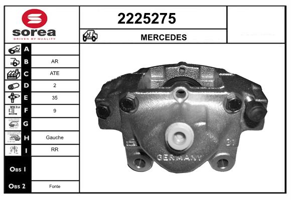 Etrier frana 2225275 EAI