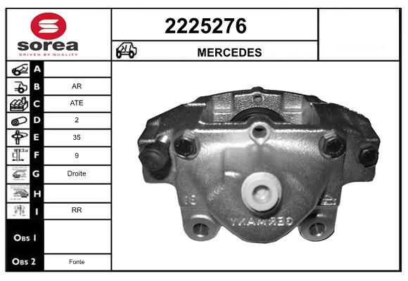 Etrier frana 2225276 EAI
