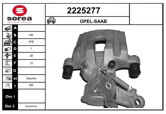 Etrier frana 2225277 EAI