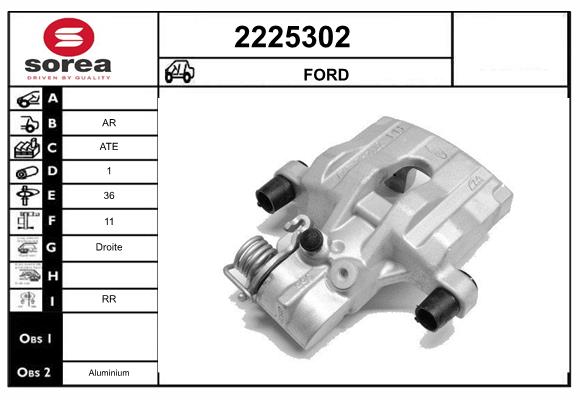 Etrier frana 2225302 EAI
