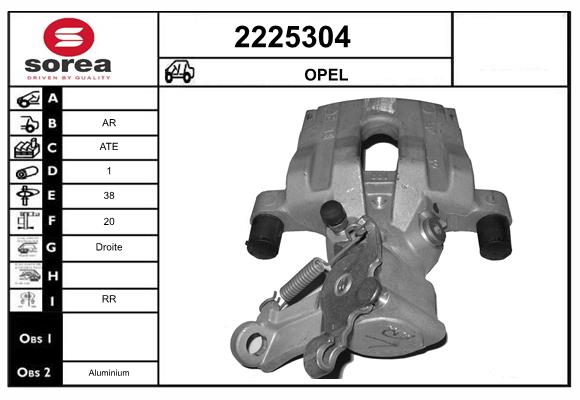 Etrier frana 2225304 EAI