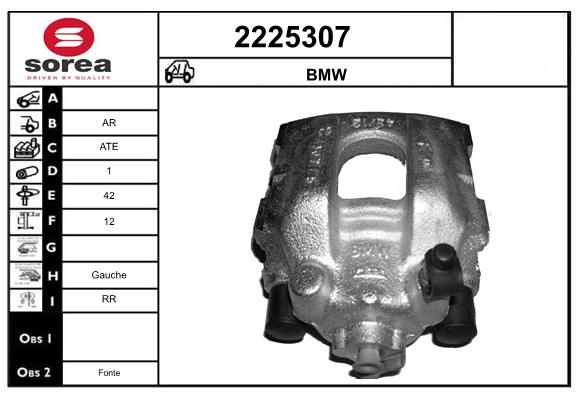 Etrier frana 2225307 EAI