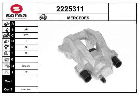 Etrier frana 2225311 EAI