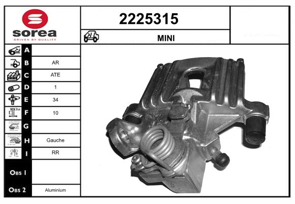 Etrier frana 2225315 EAI
