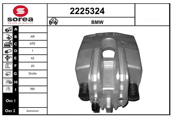 Etrier frana 2225324 EAI