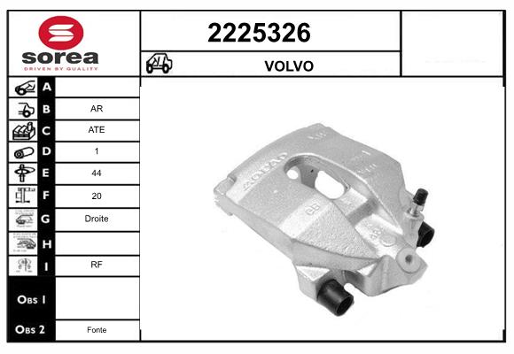Etrier frana 2225326 EAI