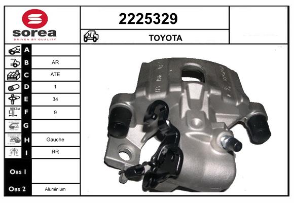 Etrier frana 2225329 EAI