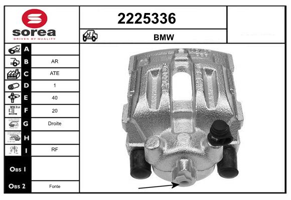Etrier frana 2225336 EAI