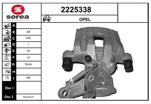 Etrier frana 2225338 EAI