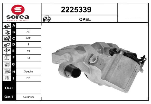 Etrier frana 2225339 EAI