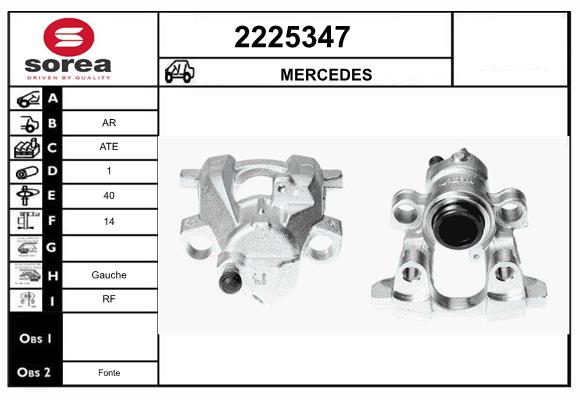 Etrier frana 2225347 EAI