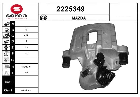 Etrier frana 2225349 EAI