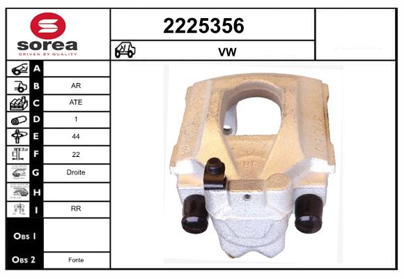 Etrier frana 2225356 EAI