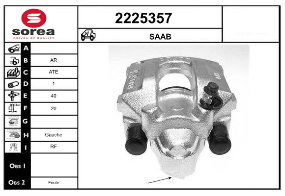 Etrier frana 2225357 EAI